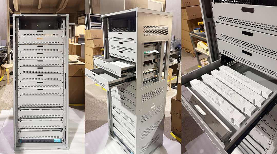 驅(qū)動+強電一體化解決方案：來看瑪徳克創(chuàng)新1.6米設(shè)備中心定制箱。